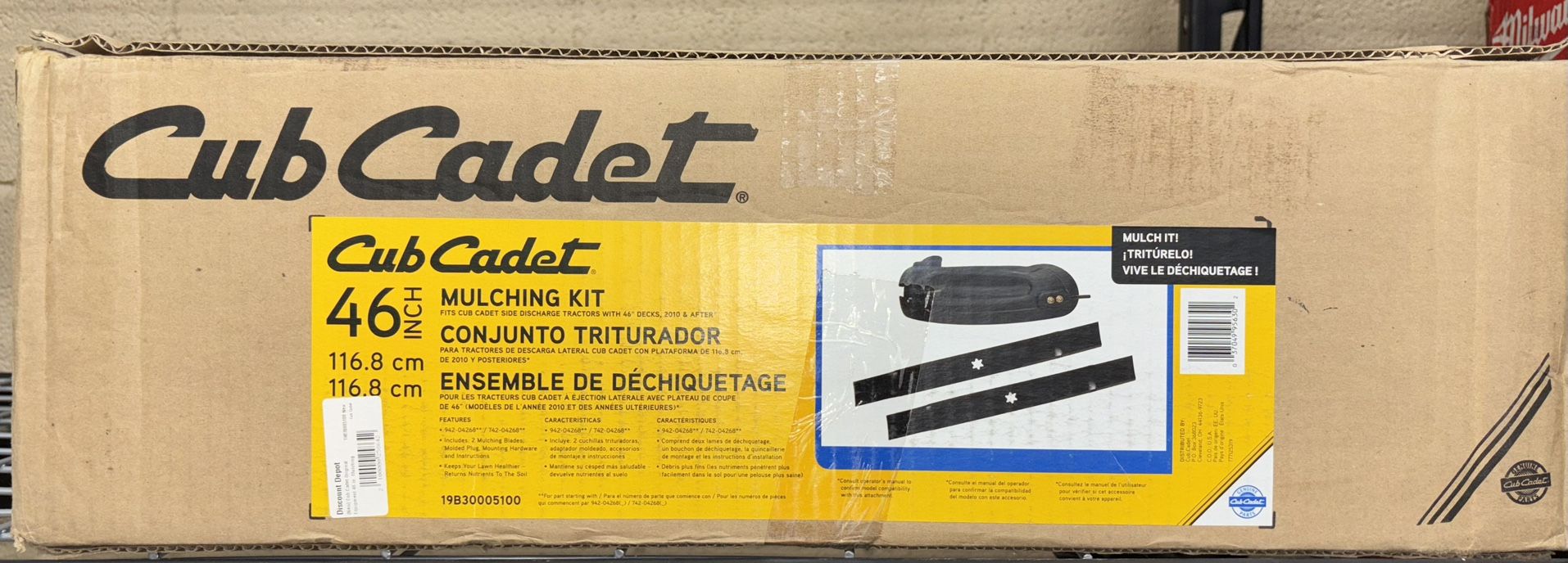 (New) Cub Cadet Original Equipment 46 in. Mulching Kit with Blades for Lawn Tractors and Zero Turn Mowers (2010 thru 2021)