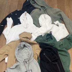 8 Hoodies 
