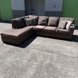 Brown Ashley Furniture Couch FREE DELIVERY 