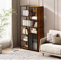 Solid Wood MCM Bookshelf 