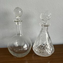 Vintage Glass Decanters 