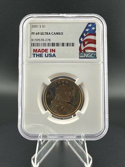 2001 - S Pf69 Sacagawea
