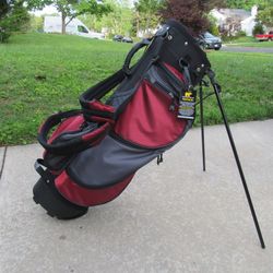 Golden Bear Tech Systems Golf Stand Bag 6 Way Divide & Rain Hood
