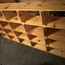 Wood Shelves Closet Organizer