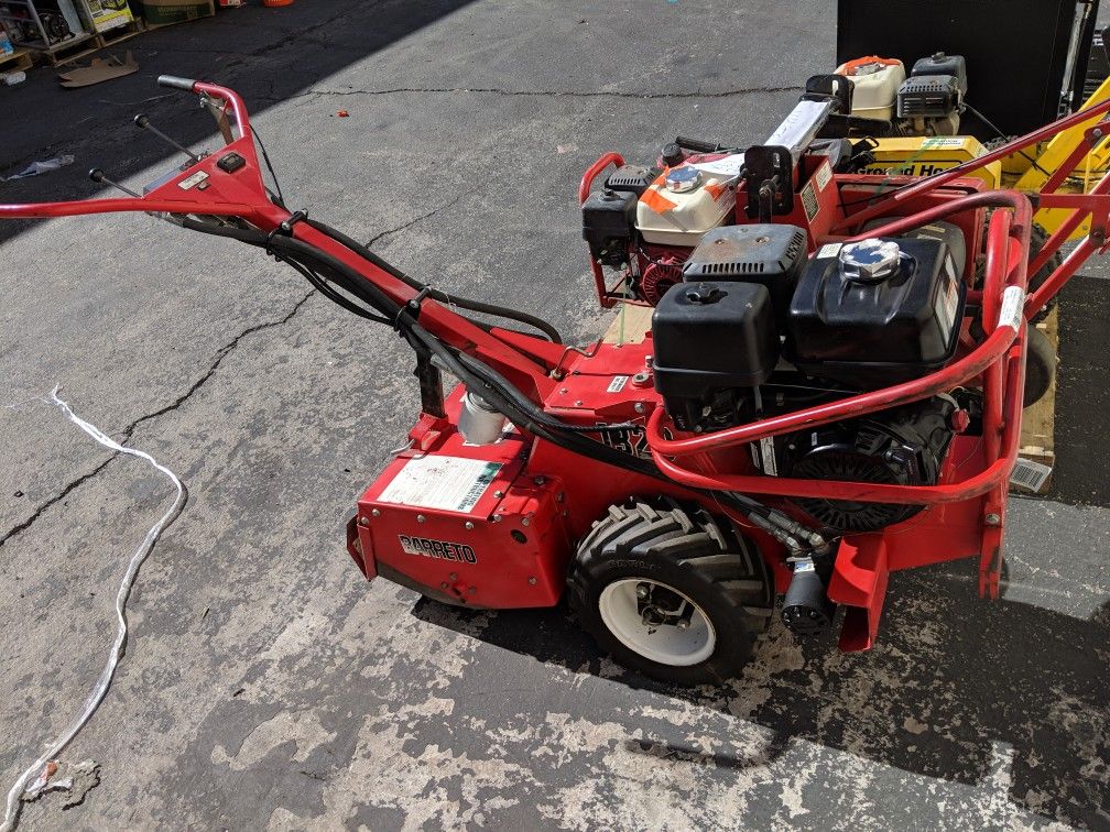 Barreto hydraulic Rototiller tiller WITH TRAILER landscaping