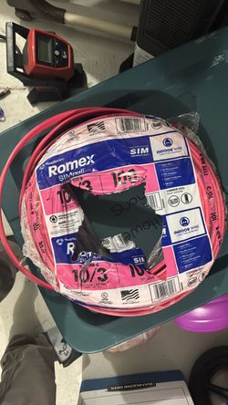 70’ 10/3 Romex wire