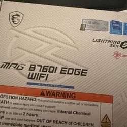 Msi B760i Edge Wifi Mini Itx Ddr5 Ram Motherboard Intel 12 13 14 Gen Cpu