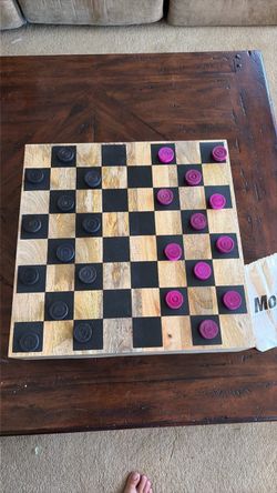 Wood Checkerboard