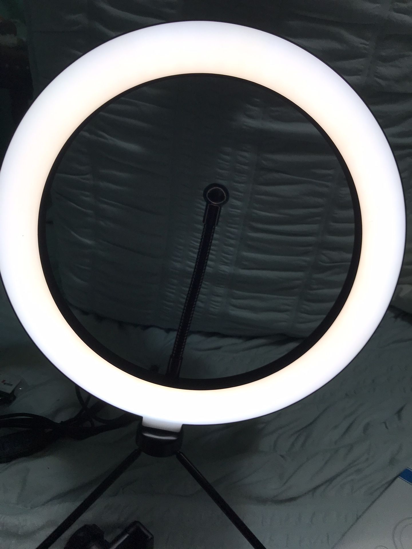 10” LED Light Selfie Ring With Tripod Stand, Phone Holder, And Remote Control