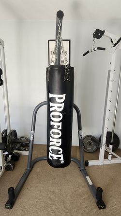 punching bag and  Heavy Bag Stand