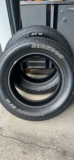 2 Used tires for sale very good condition, 265/60R/18