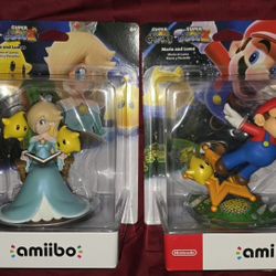 Super Mario Galaxy 1 & 2 Amiibo. Mario And Luma, Rosalina And Lumas 