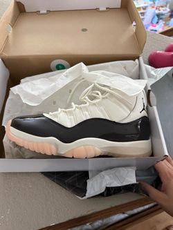 Air Jordan 11 Low White Black Pink Sneakers