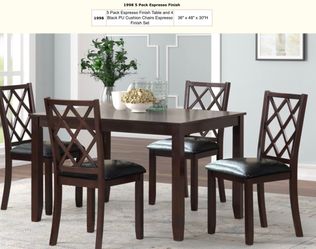 New 5pc Dinning table