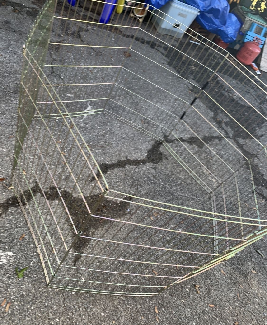 MidWest Homes for Pets Gold Zinc Exercise Pen 36” Tall 8-Panel Dog Play Yard