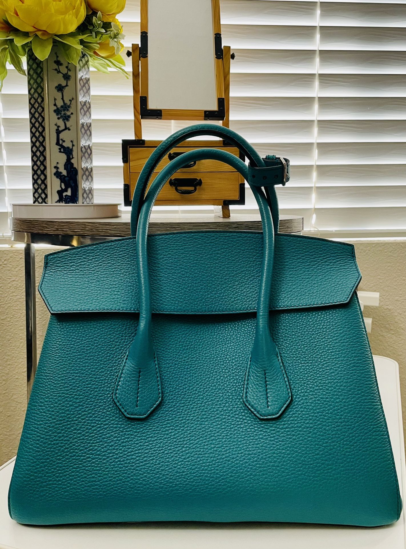 Bally Sommet Handbag - Green/Aqua