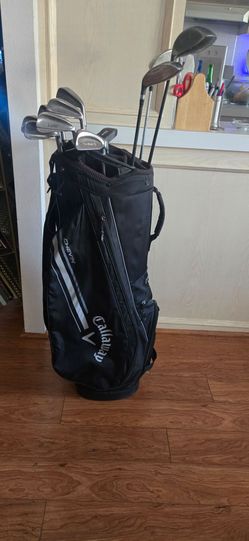 Men's Complete Golf Set with Callaway Chev Golf Bag. Right Handed Set.