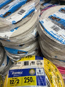 New Romex Wire 12/2 $120 14/2 $100