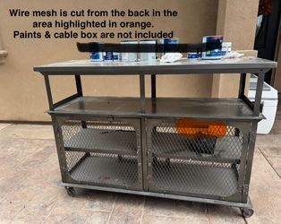 Grey Metal Console