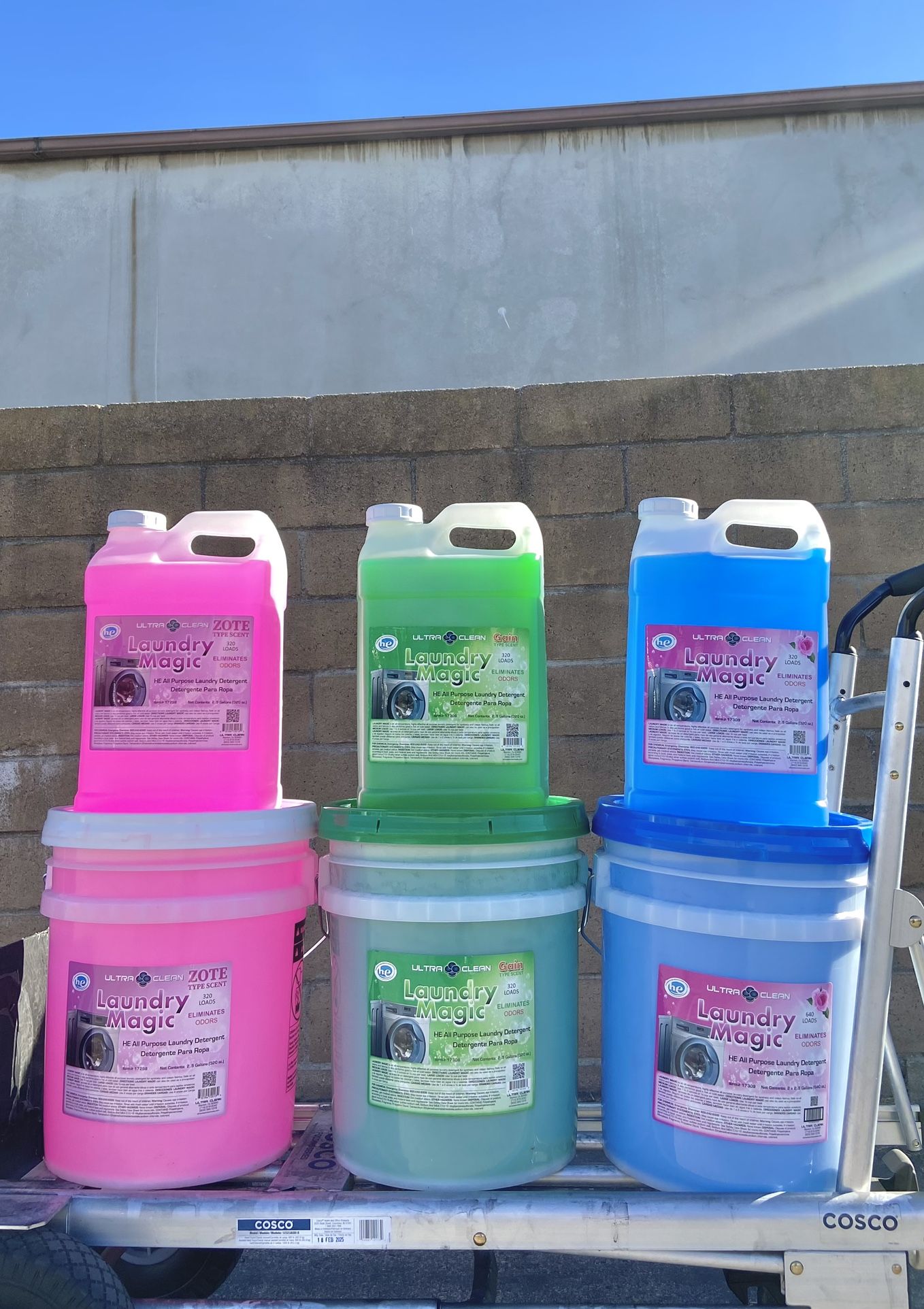 Cleaning Supplies, Detergent, Degreaser, and Car Soap
