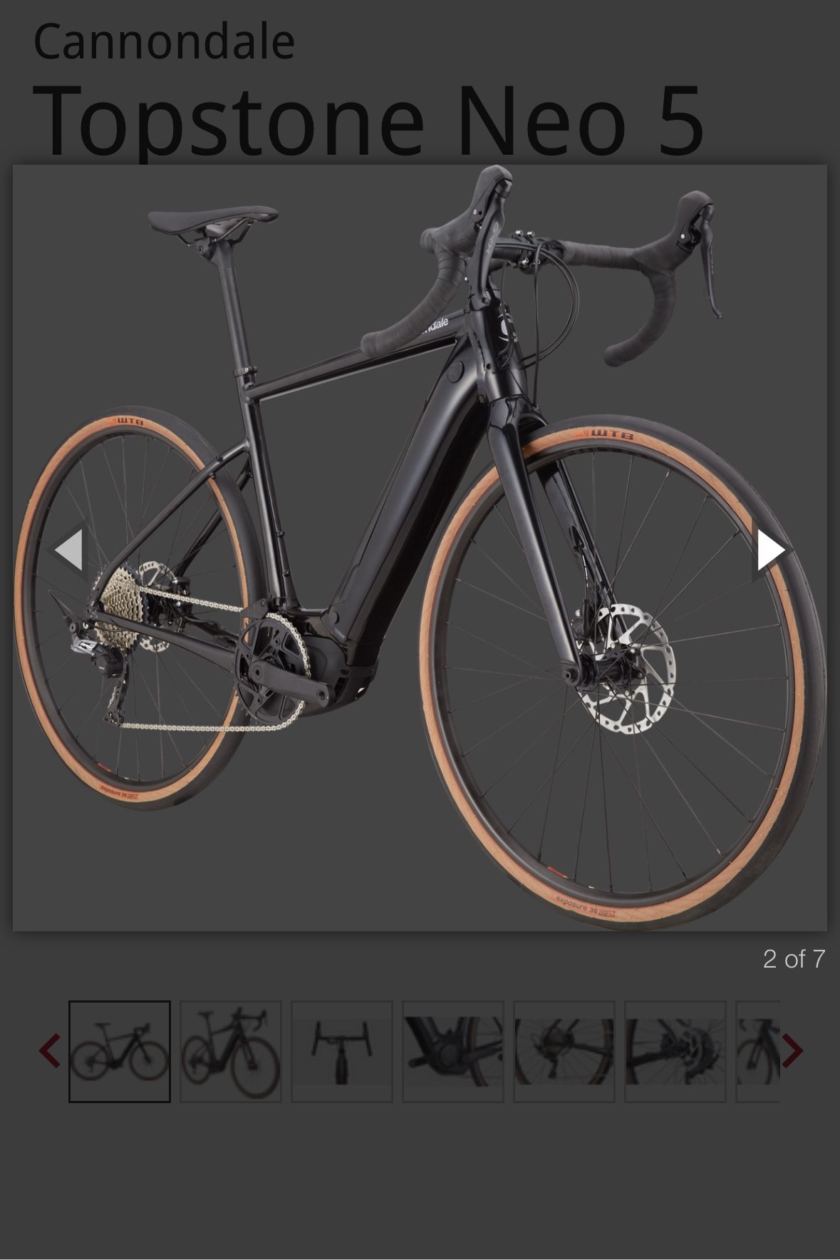 Cannondale Topstone Neo 5 Gravel E-Bike