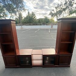 Solid Wood Entertainment center