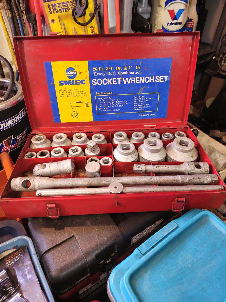 SMIEC Heavy Duty Combination Socket Wrench Set