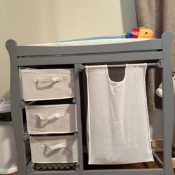  Changing Table with Laundry