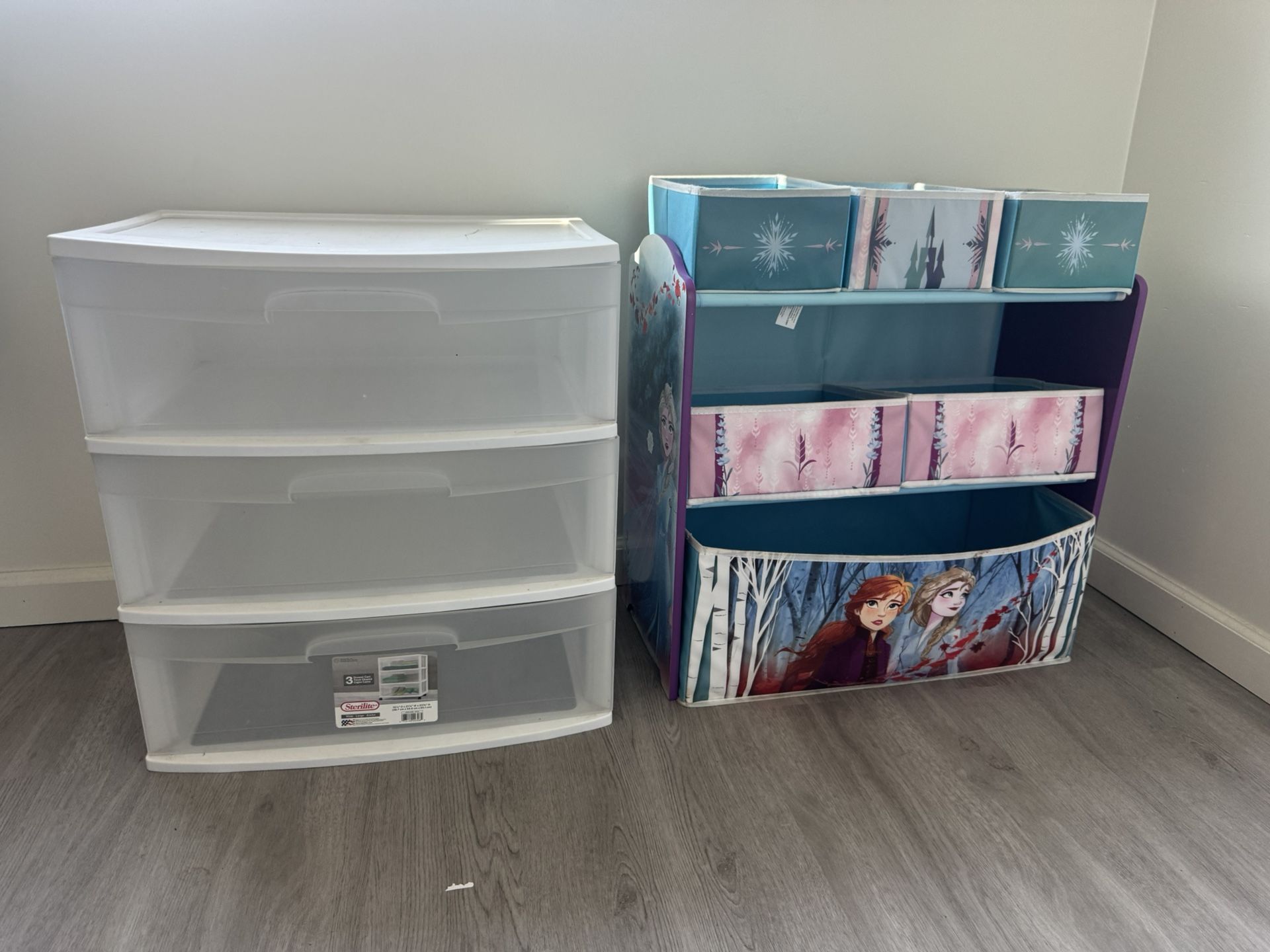 Toy Organizer And Plastic Drawer 
