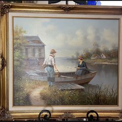Beautiful Vintage Oil Painting 