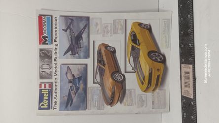 Revell 2012 Magazine Promo Monogram Model-Building Catalog Multicolor US