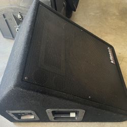 Klispch Pro Monitors With 15 Bass Speaker