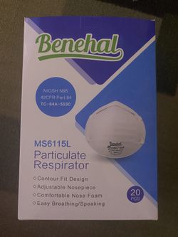 NIOSH N95 Masks 20 Pcs 