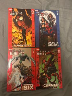 4 Ultimate Spider-Man Comics Books