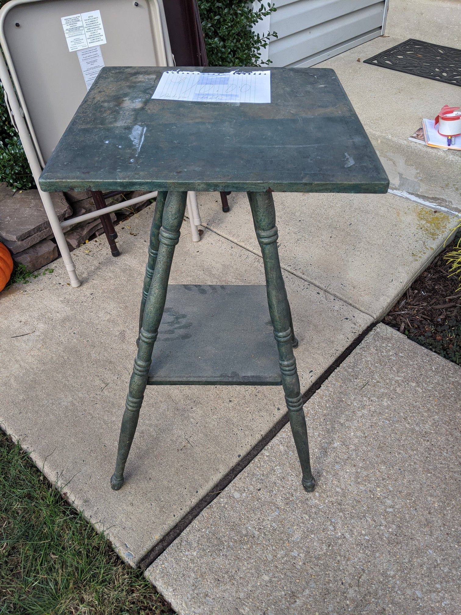 Antique table wood