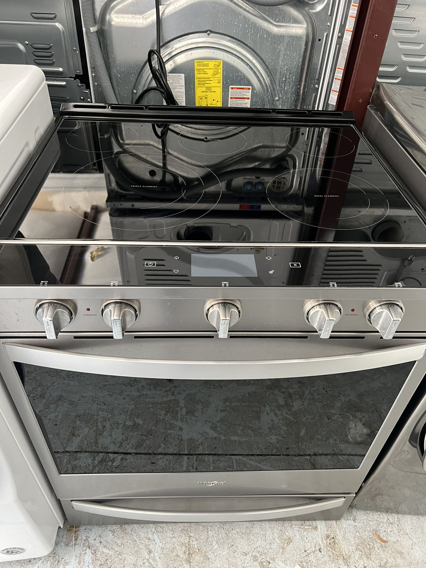 Whirlpool Glass Stove Electric