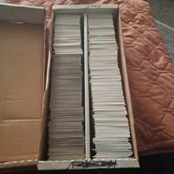 Stock box of 89 Topps and 90 Fleer Baseball Cards