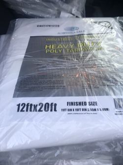 12X20 heavy duty tarp