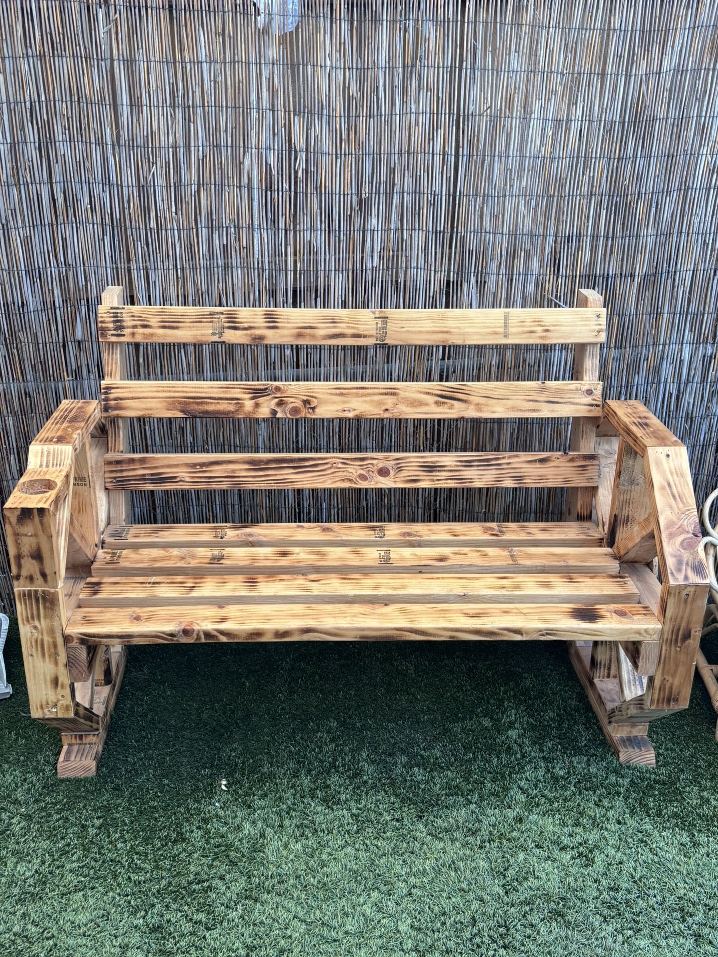 Outdoor Wooden Bench