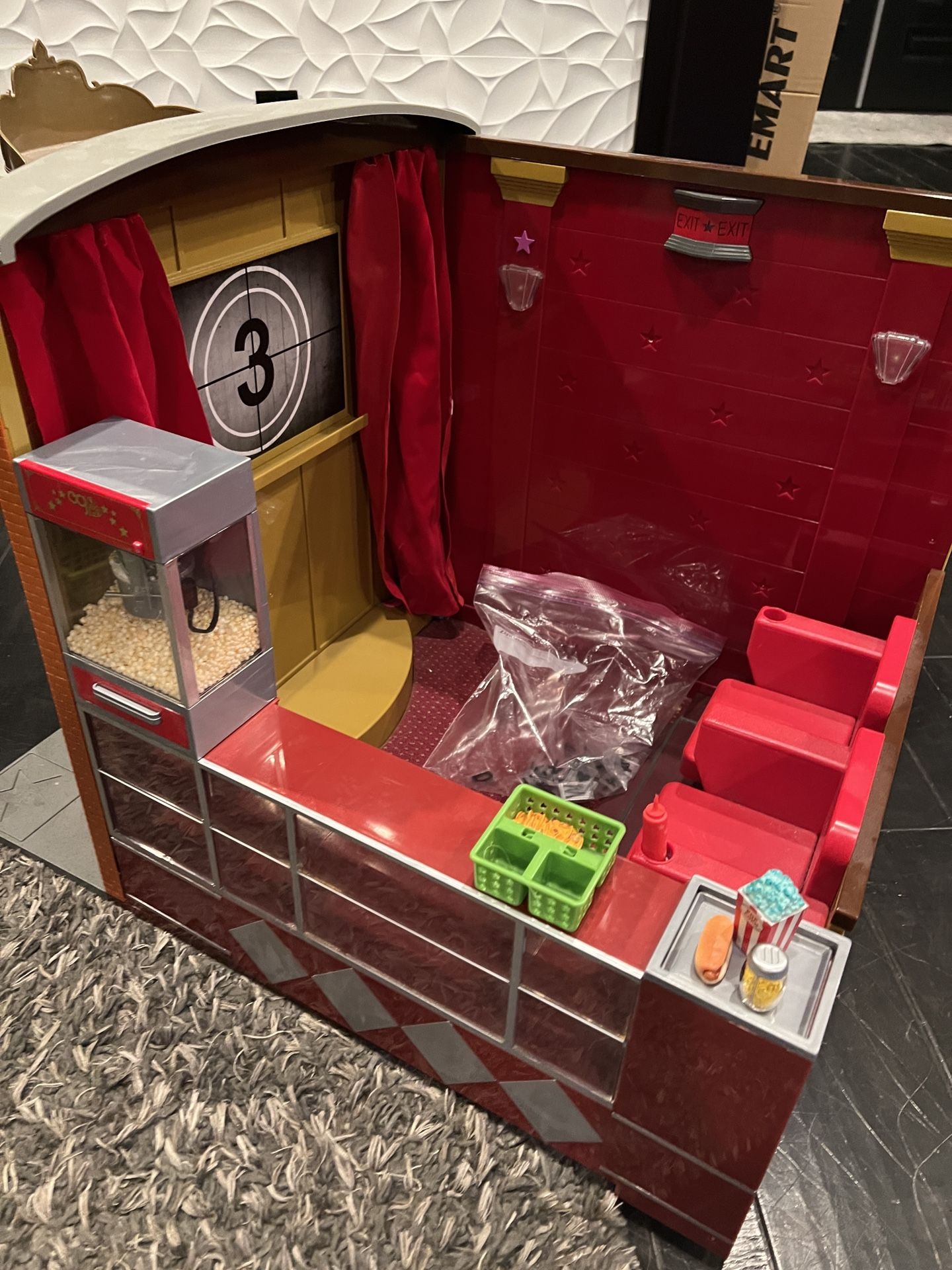 Our Generation AG Doll Movie Theater Play Set