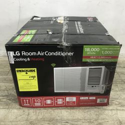 LG 18K Window Air Conditioner with Heater 230/208V