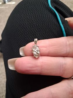 Sterling silver Cz Charm