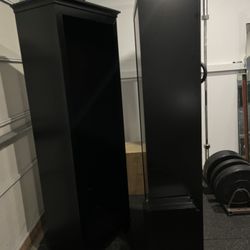 Set of Two Crate & Barrel Bookcases