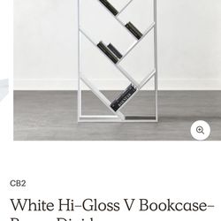 Modern Bookcase CB2 White
