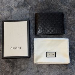 Men’s Gucci MicroGuccissima Brown Leather Wallet NEW/AUTHENTIC 