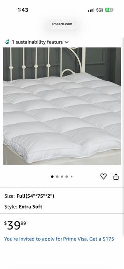 Twin size topper