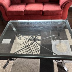 GLASS COFFEE TABLE *FREE*