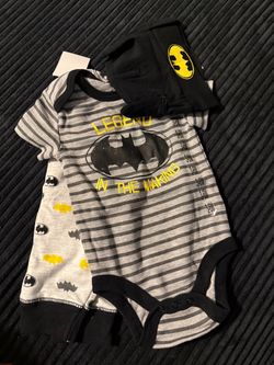 Batman Set- 3-6 MonthsBaby Clothing