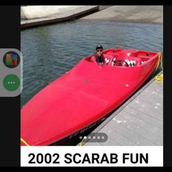 SCARAB Jet Boat Looks Like A Ferrari on Water runs great