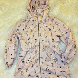 Girls H&M Rain Jacket Size M 7-8